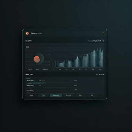 Minimalist dashboard wireframe